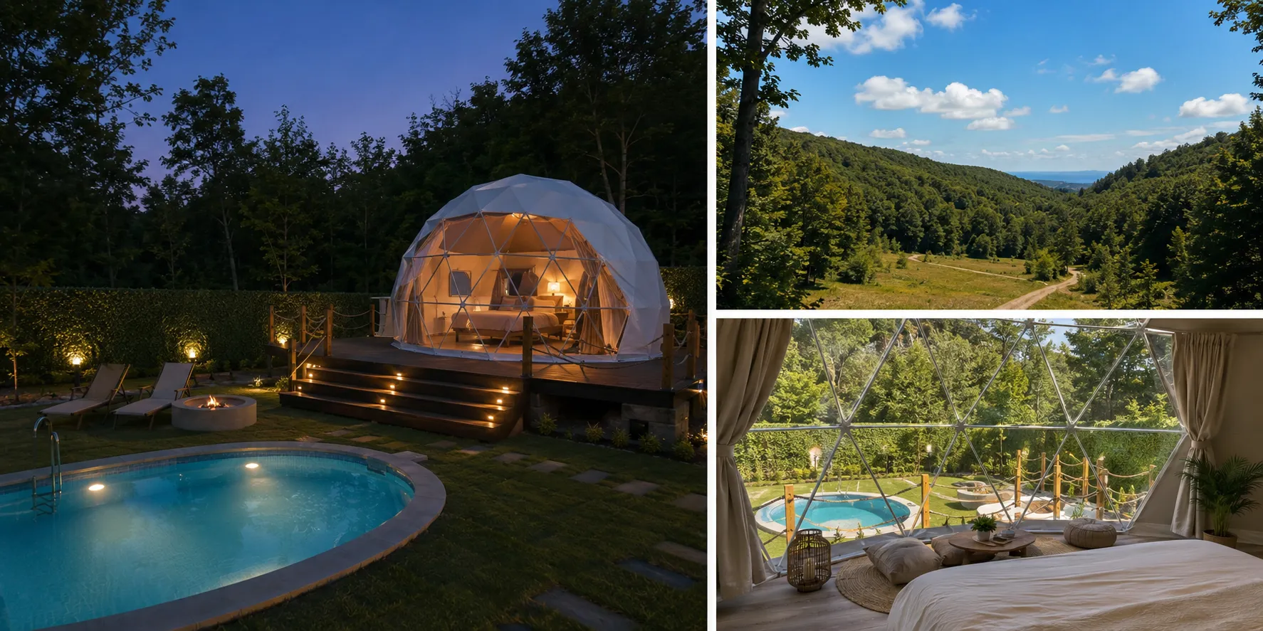İstanbul'a yakın glamping bölgeleri: Şile, Ağva ve Sapanca hatlarının doğa manzarası